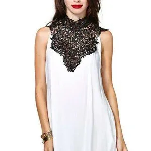 white christmas dresses Hyfve Women's Subtle Glam Crochet Maxi Dress in Off White main image 1